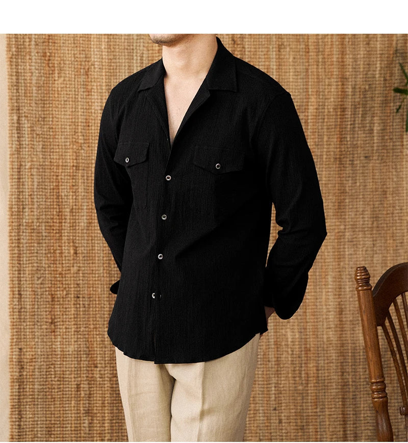 Collared Shirt - Cotton Blend - Casual Style - Versatile Everyday Wear