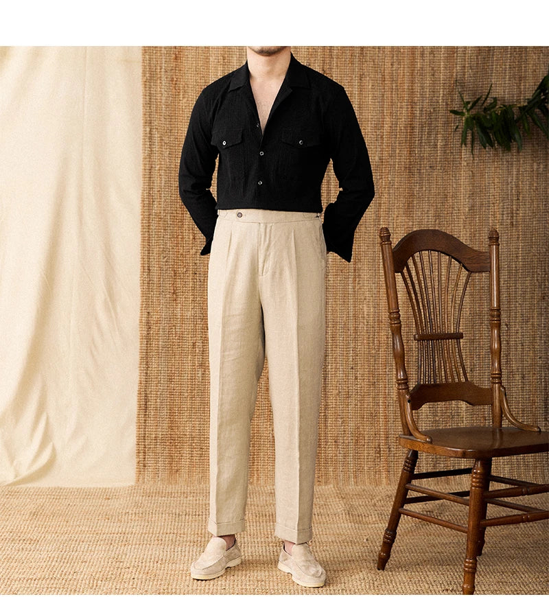 Collared Shirt - Cotton Blend - Casual Style - Versatile Everyday Wear
