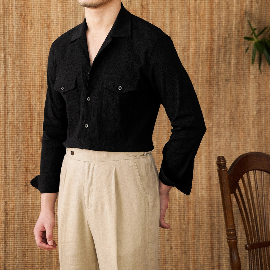 Collared Shirt - Cotton Blend - Casual Style - Versatile Everyday Wear