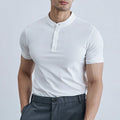 Slim-Fit Collared T-Shirt for Men - Comfortable Cotton Casual Wear