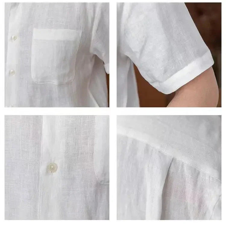Linen Breeze Shirt for Men | Casual Summer Style | Lightweight & Breathable