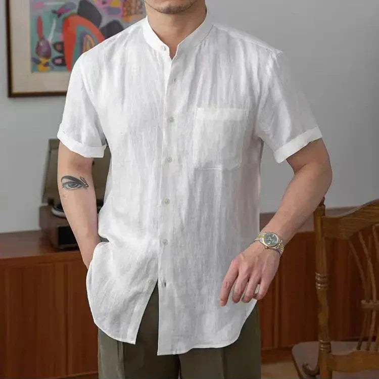 Linen Breeze Shirt for Men | Casual Summer Style | Lightweight & Breathable