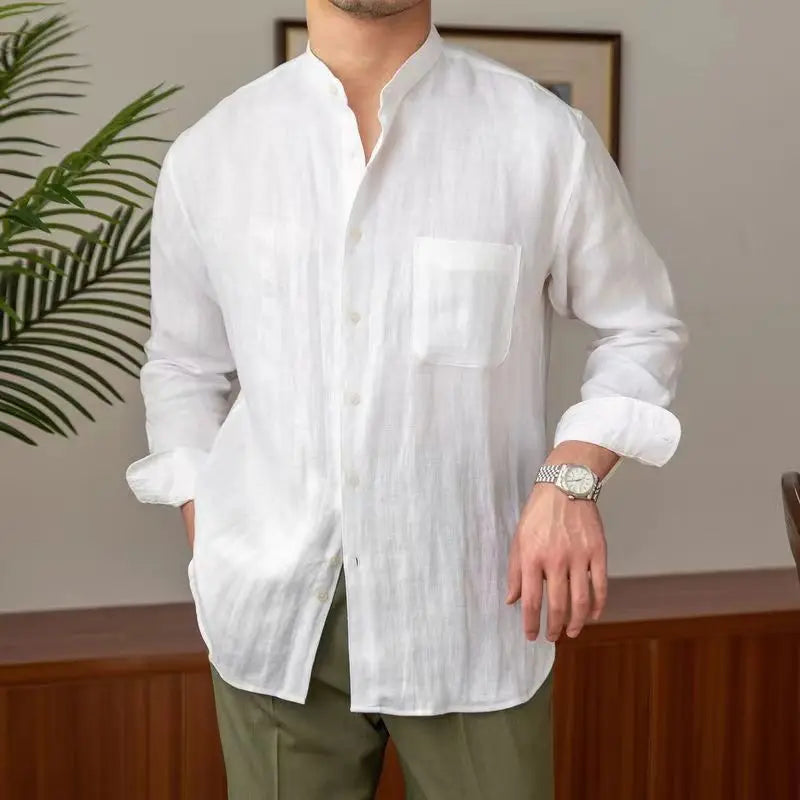 Linen Breeze Shirt for Men | Casual Summer Style | Lightweight & Breathable