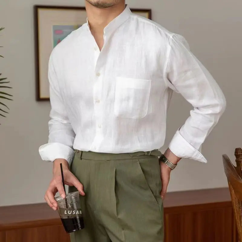Linen Breeze Shirt for Men | Casual Summer Style | Lightweight & Breathable