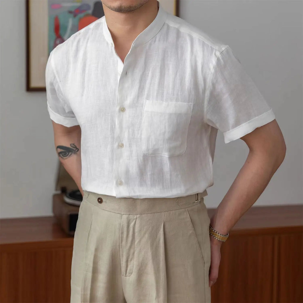 Linen Breeze Shirt for Men | Casual Summer Style | Lightweight & Breathable