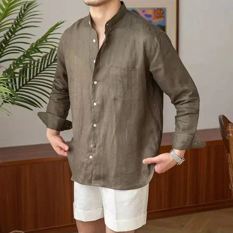 Linen Breeze Shirt for Men | Casual Summer Style | Lightweight & Breathable
