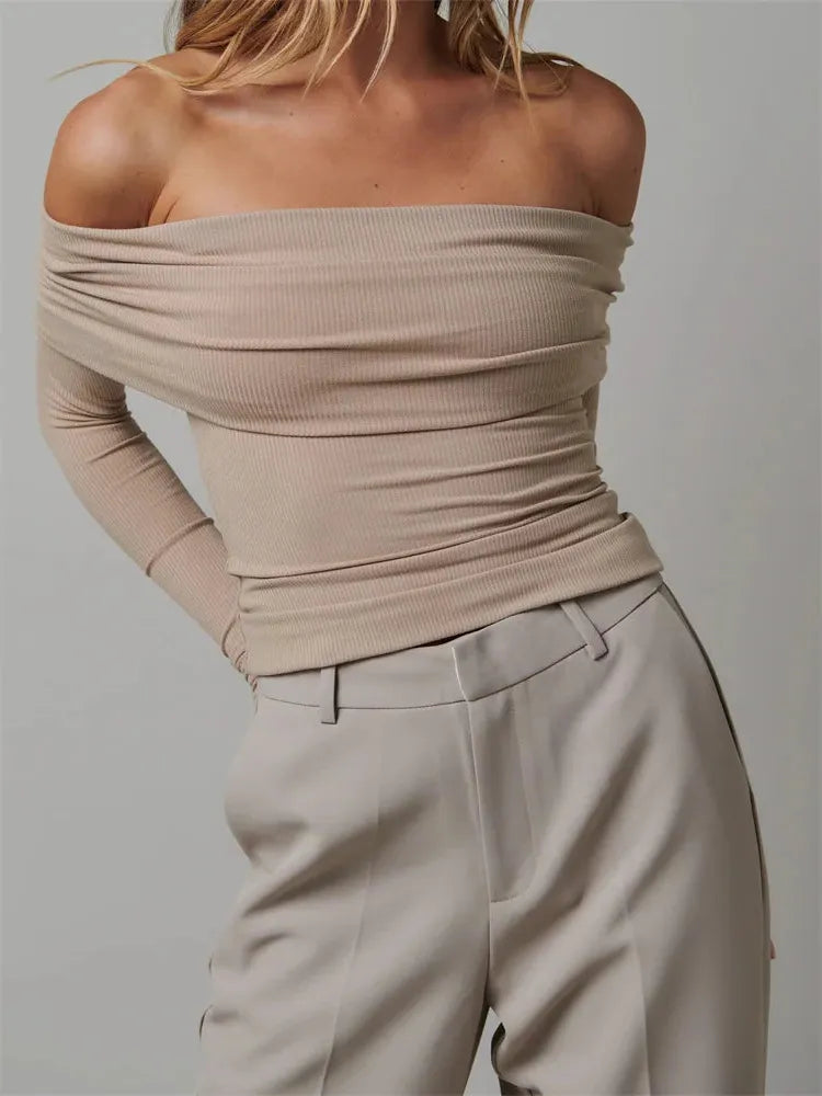 Soft Fabric Crossbody Top with Adjustable Straps - Casual Women's Everyday Wear