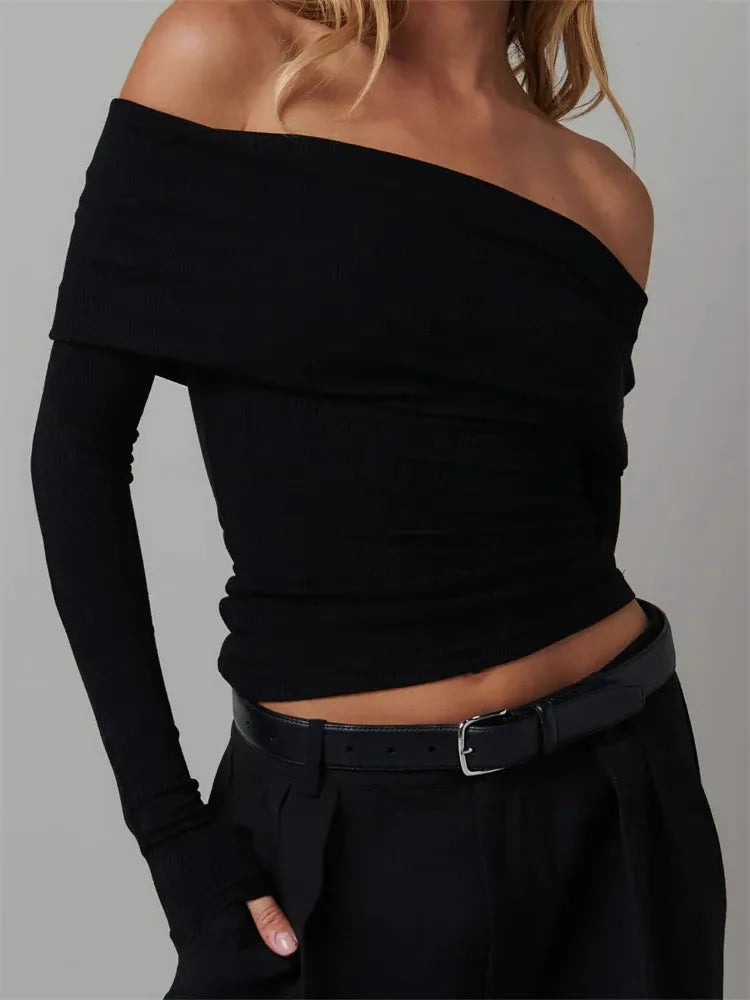 Soft Fabric Crossbody Top with Adjustable Straps - Casual Women's Everyday Wear