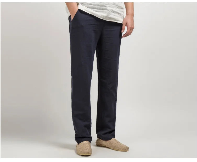 Linen Trousers for Men | Classic Old Money Style | Casual or Formal Wear