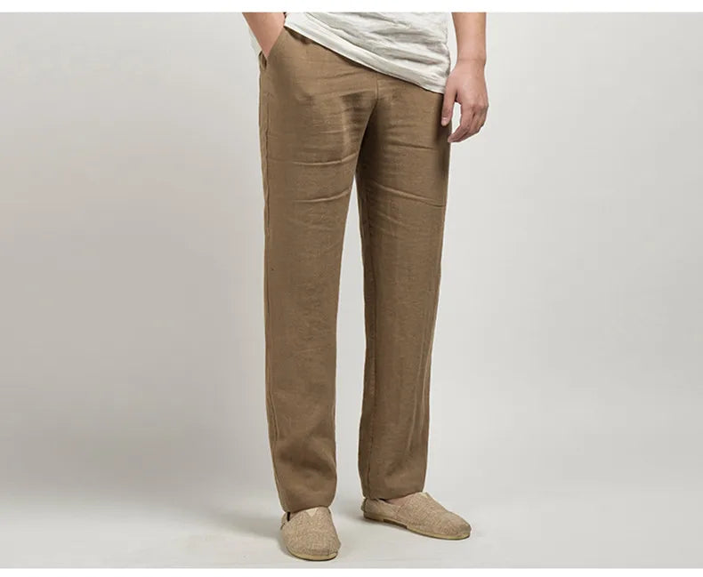 Linen Trousers for Men | Classic Old Money Style | Casual or Formal Wear