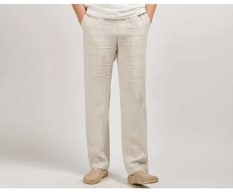 Linen Trousers for Men | Classic Old Money Style | Casual or Formal Wear
