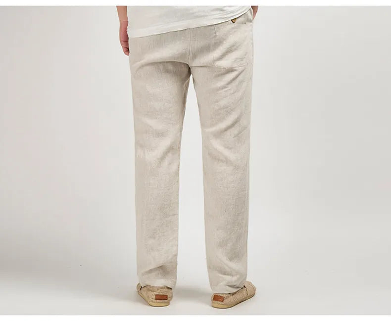 Linen Trousers for Men | Classic Old Money Style | Casual or Formal Wear