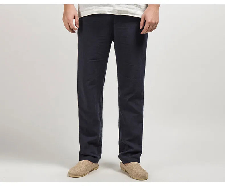 Linen Trousers for Men | Classic Old Money Style | Casual or Formal Wear