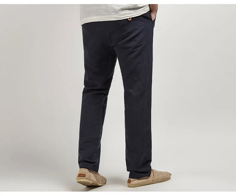 Linen Trousers for Men | Classic Old Money Style | Casual or Formal Wear