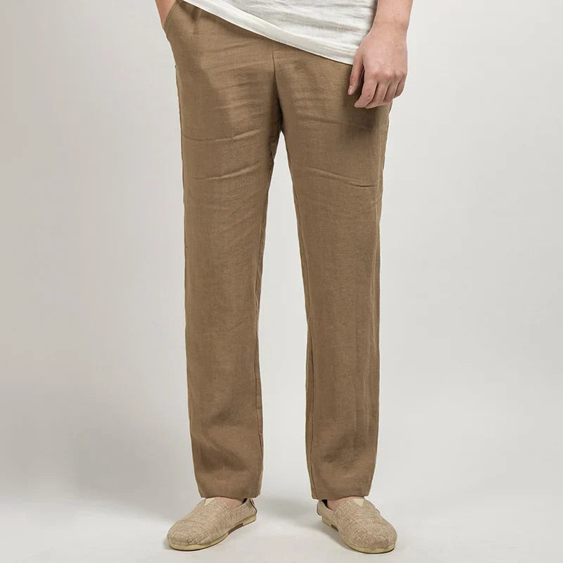 Linen Trousers for Men | Classic Old Money Style | Casual or Formal Wear