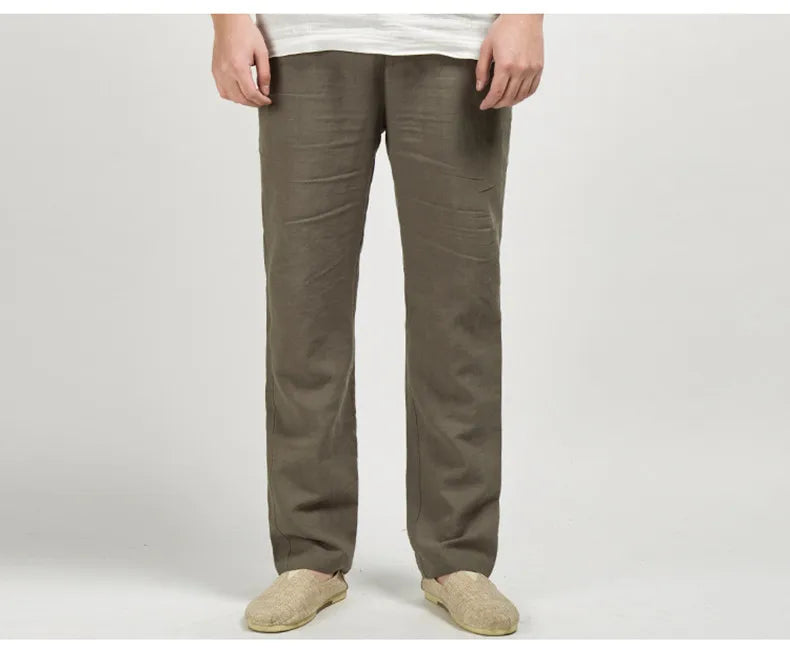 Linen Trousers for Men | Classic Old Money Style | Casual or Formal Wear