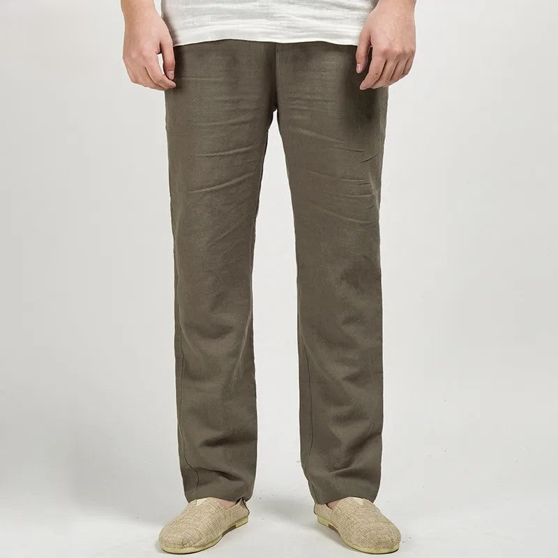 Linen Trousers for Men | Classic Old Money Style | Casual or Formal Wear