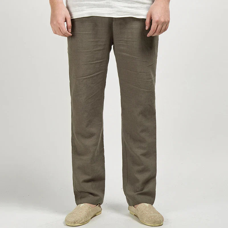 Linen Trousers for Men | Classic Old Money Style | Casual or Formal Wear