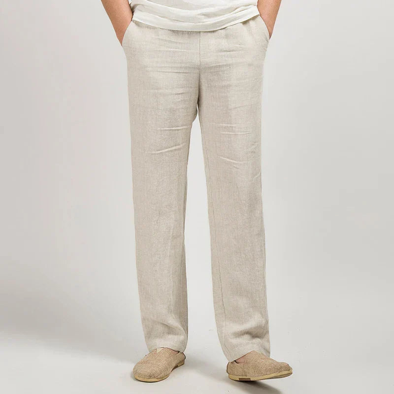 Linen Trousers for Men | Classic Old Money Style | Casual or Formal Wear