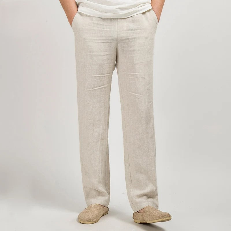 Linen Trousers for Men | Classic Old Money Style | Casual or Formal Wear