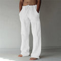 Men's Linen Casual Pants for Everyday Wear - Lightweight and Comfortable