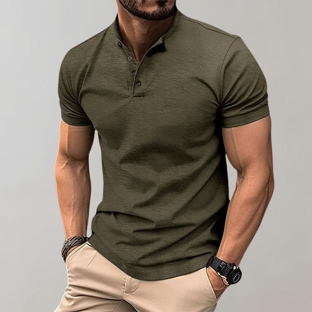 Men's Casual Polo Shirt - Soft Cotton Fabric - Everyday Wear - Multiple Colors Available