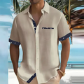 Men's Breathable Short Sleeve Summer Shirt - Lightweight Casual Wear
