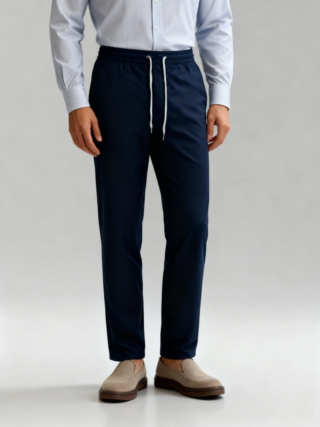 Men's Stretch Fit Pants - Comfortable Fabric - Casual Wear - Versatile Design