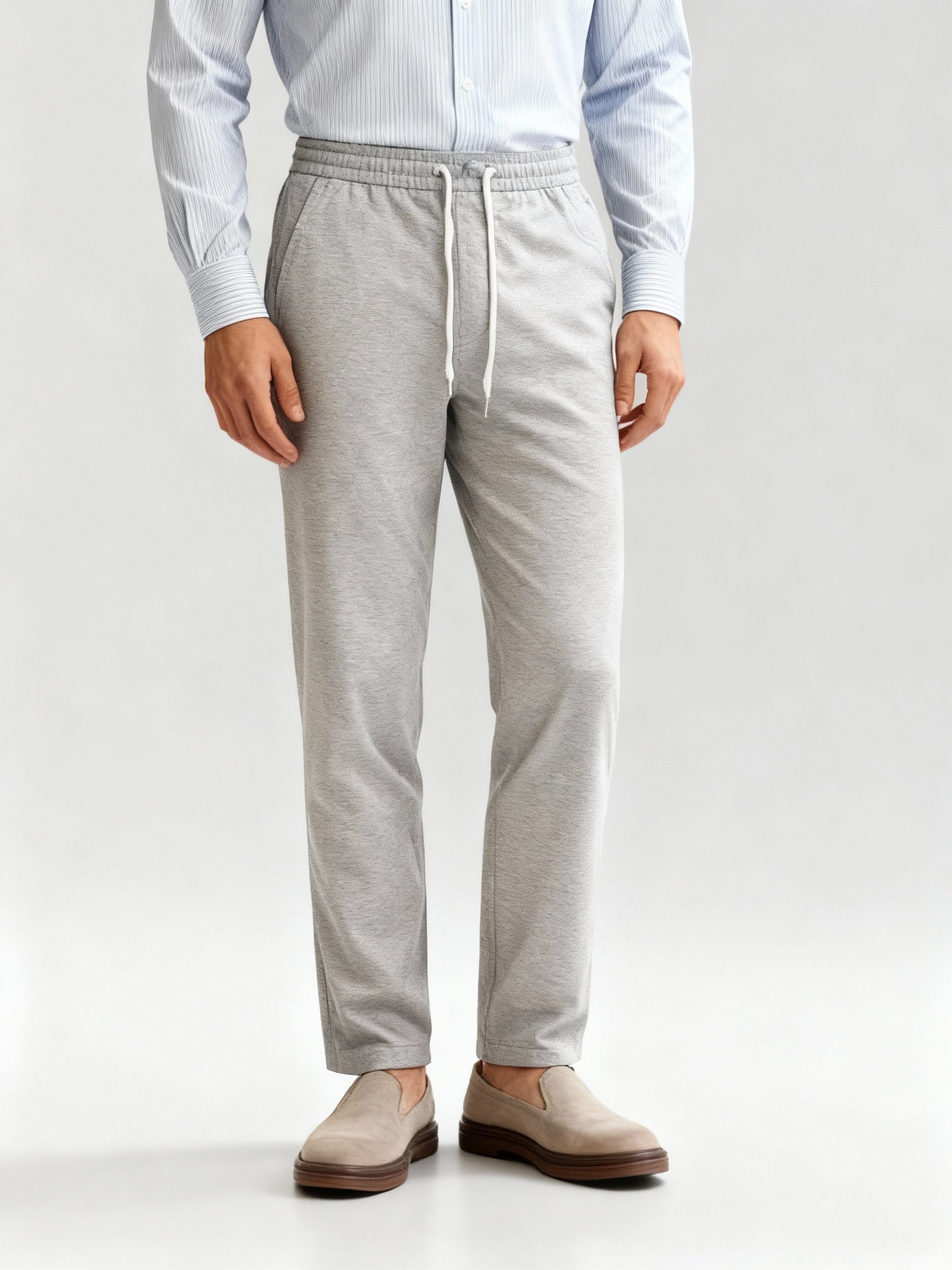 Men's Stretch Fit Pants - Comfortable Fabric - Casual Wear - Versatile Design