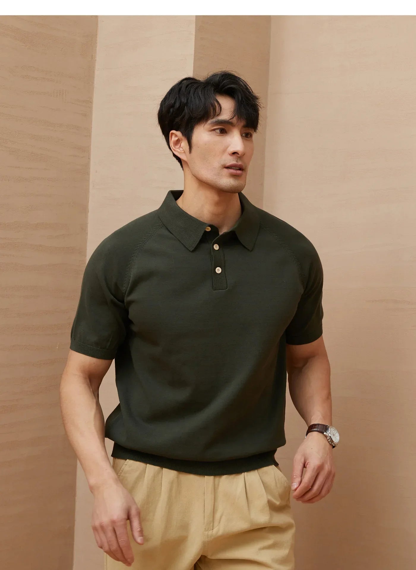 Polo Shirt for Men - Soft Cotton Fabric - Casual Style - Ideal for Everyday Wear