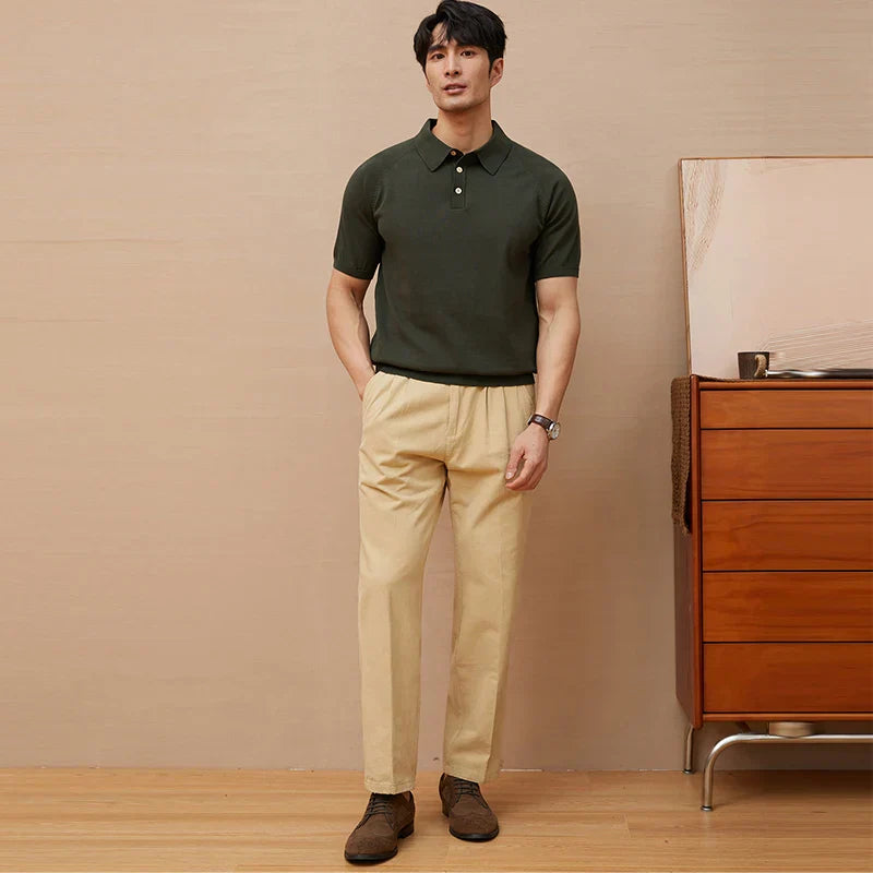 Polo Shirt for Men - Soft Cotton Fabric - Casual Style - Ideal for Everyday Wear