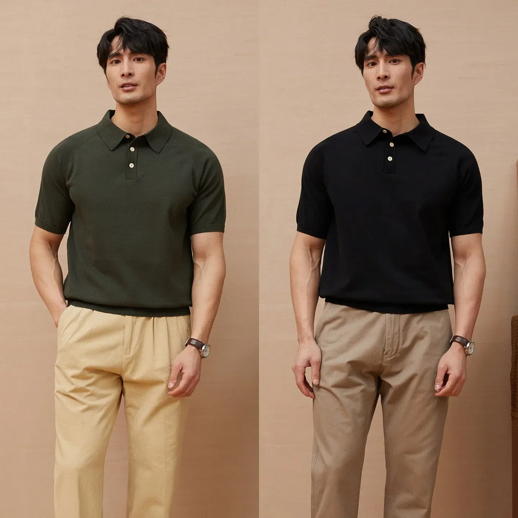 Polo Shirt for Men - Soft Cotton Fabric - Casual Style - Ideal for Everyday Wear