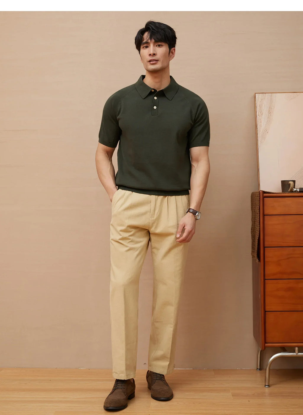 Polo Shirt for Men - Soft Cotton Fabric - Casual Style - Ideal for Everyday Wear