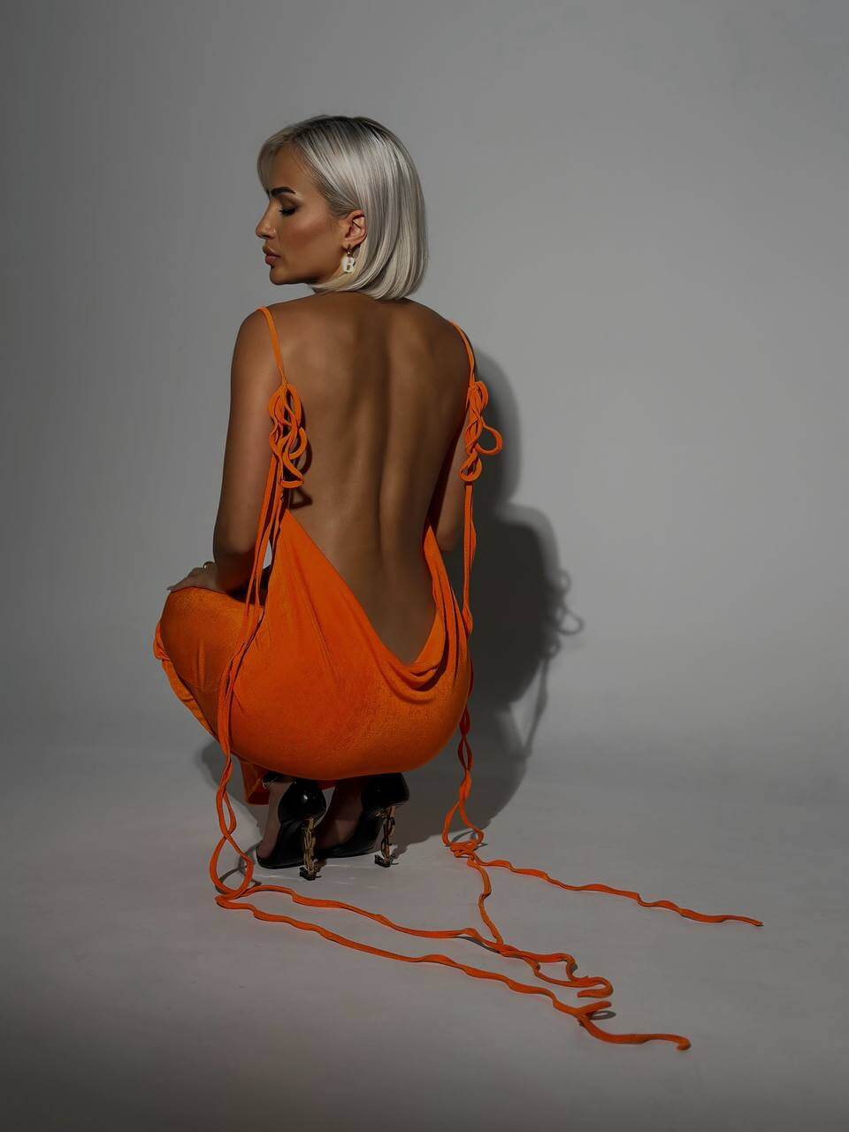 Open Back Maxi Dress for Women - Lightweight Summer Evening Wear with Thin Straps