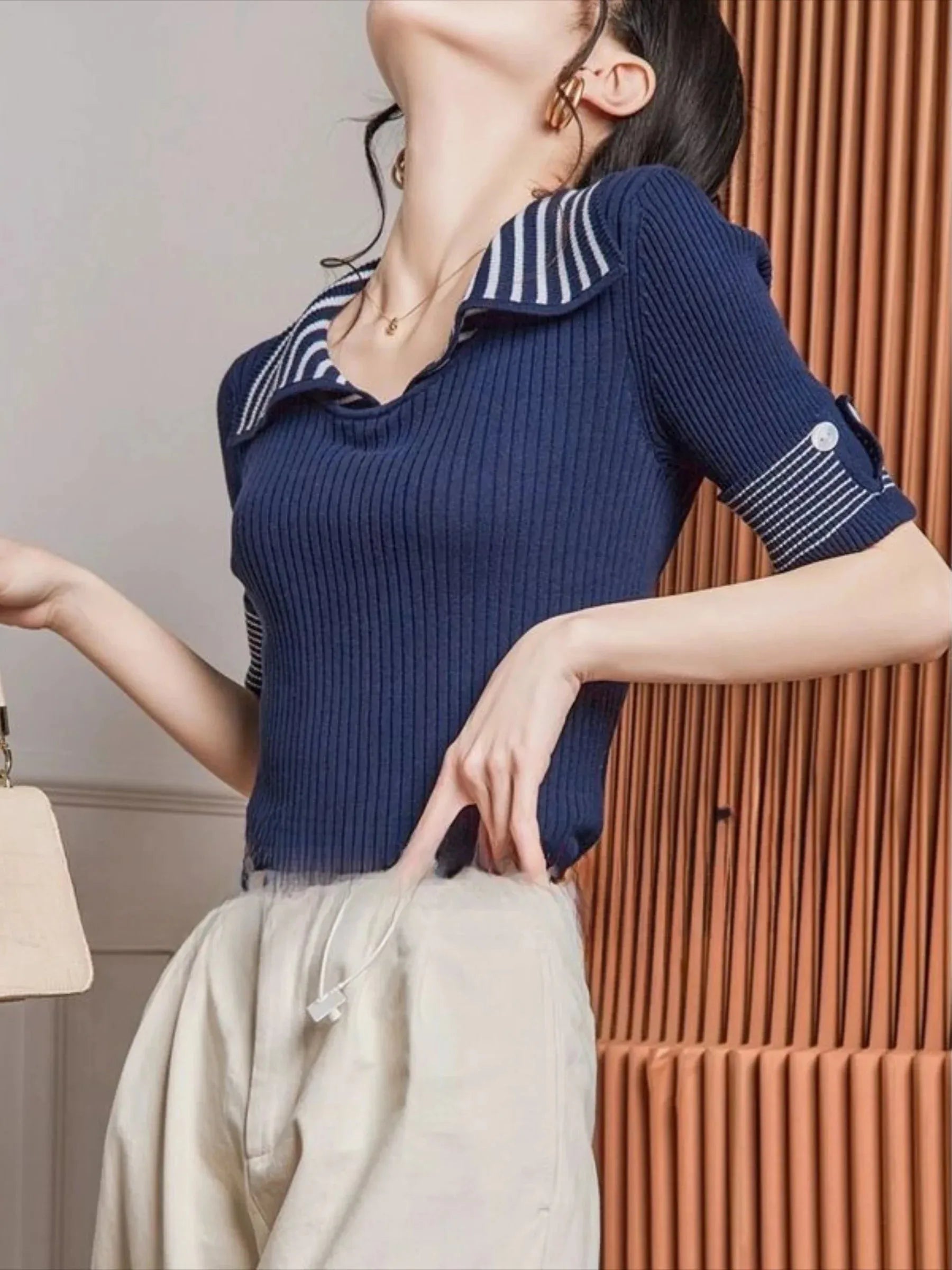 Women's Cotton Polo Tee - Classic Fit Casual Shirt - Multiple Colors Available