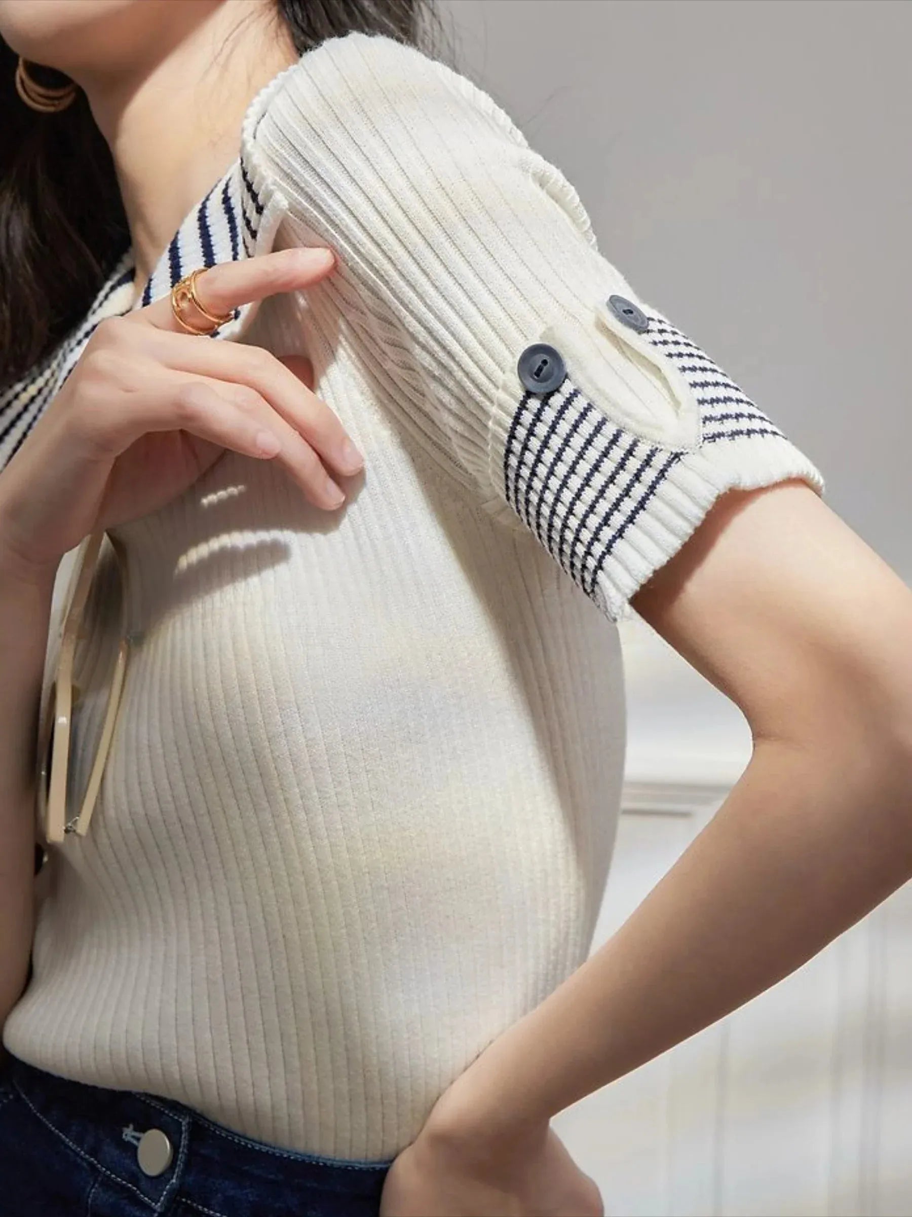 Women's Cotton Polo Tee - Classic Fit Casual Shirt - Multiple Colors Available