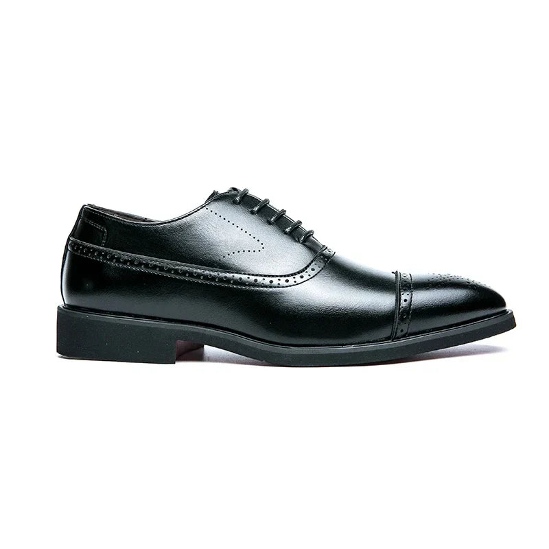 Red Leather Oxford Shoes for Men | Classic Formal & Casual Dress Footwear