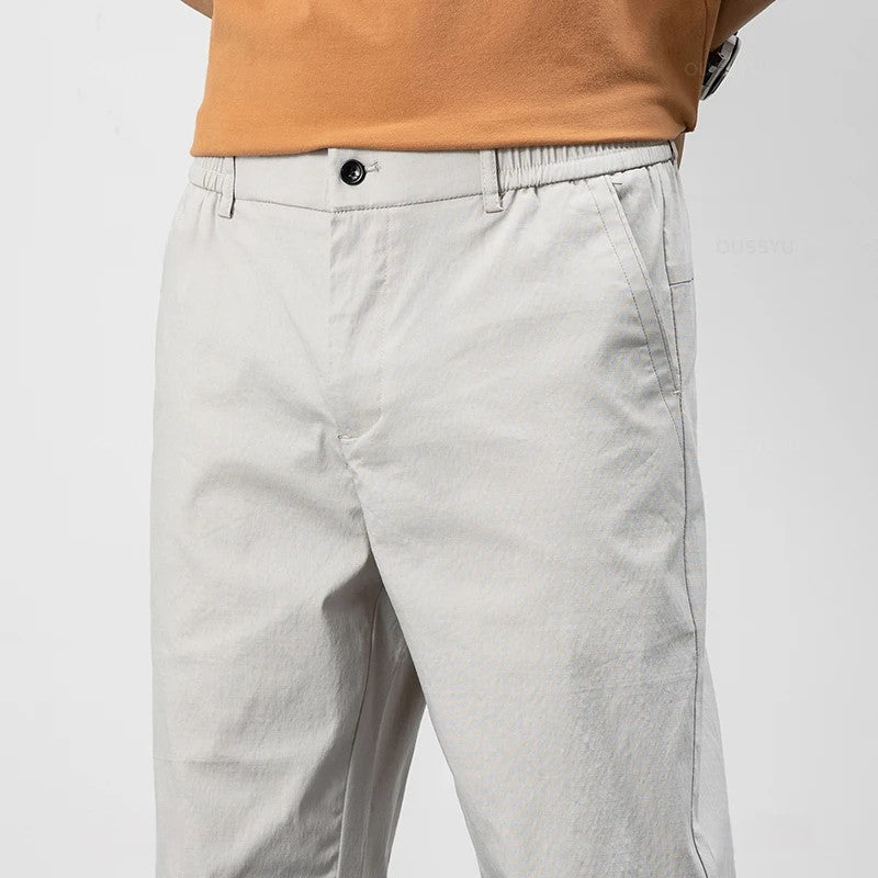 Men's Relaxed Fit Chinos - Comfortable Cotton Trousers for Casual Wear