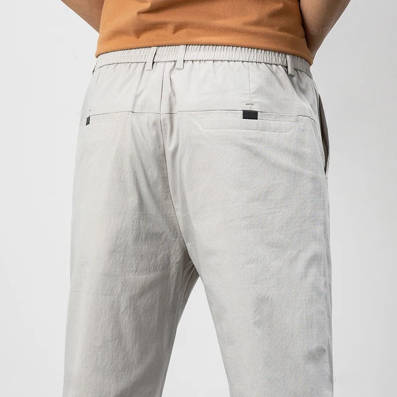 Men's Relaxed Fit Chinos - Comfortable Cotton Trousers for Casual Wear