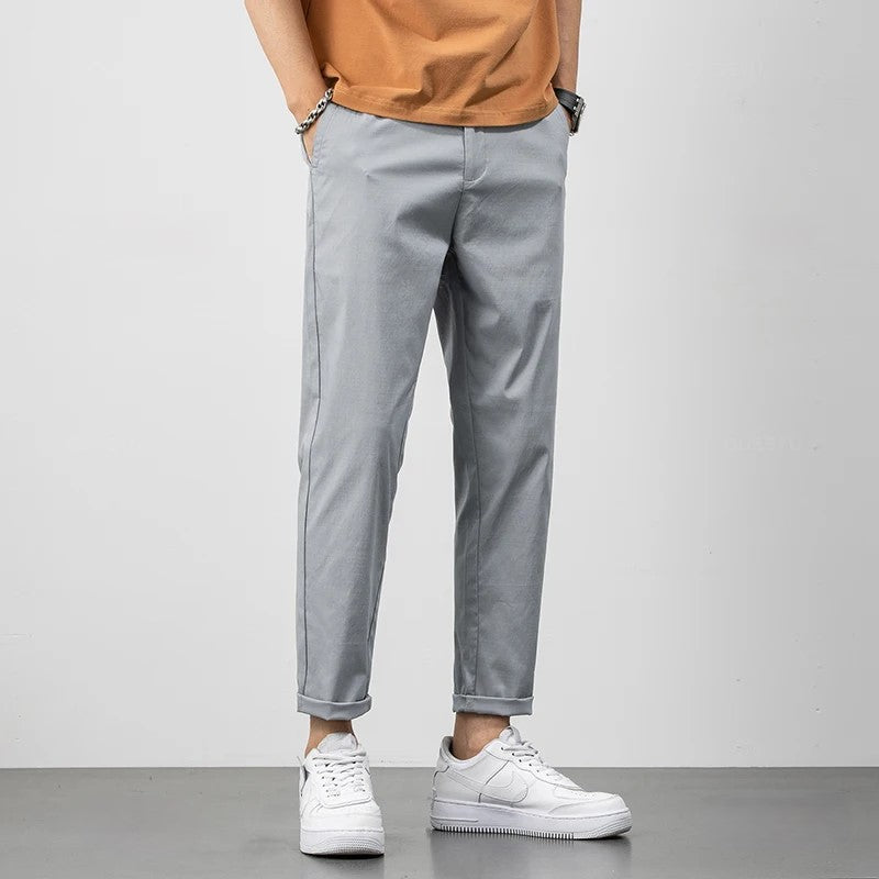 Men's Relaxed Fit Chinos - Comfortable Cotton Trousers for Casual Wear