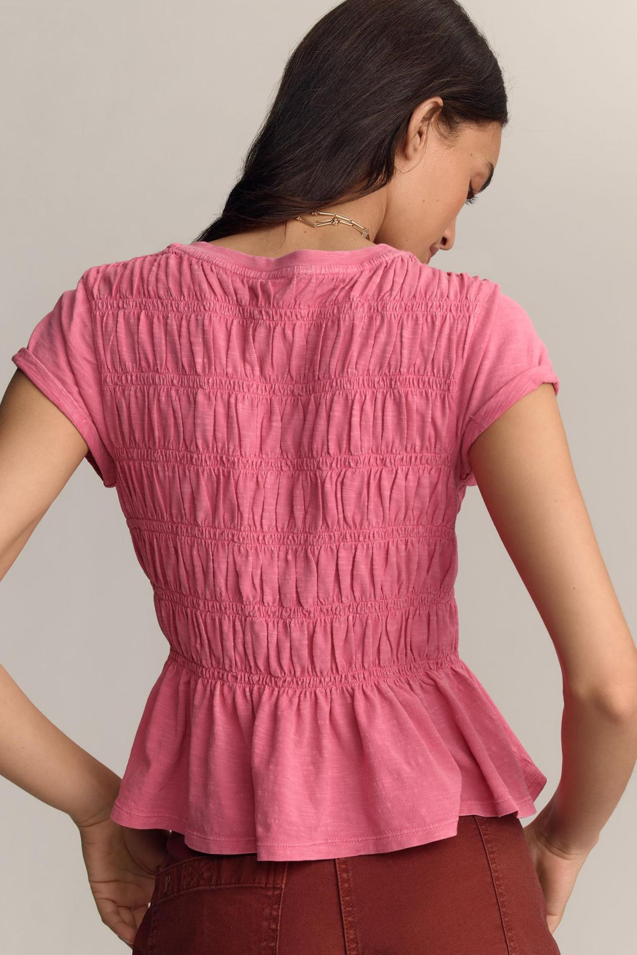 Ruffle Sleeve Lightweight Women's Top for Casual Everyday Wear