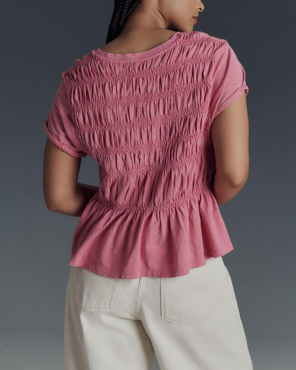 Ruffle Sleeve Lightweight Women's Top for Casual Everyday Wear