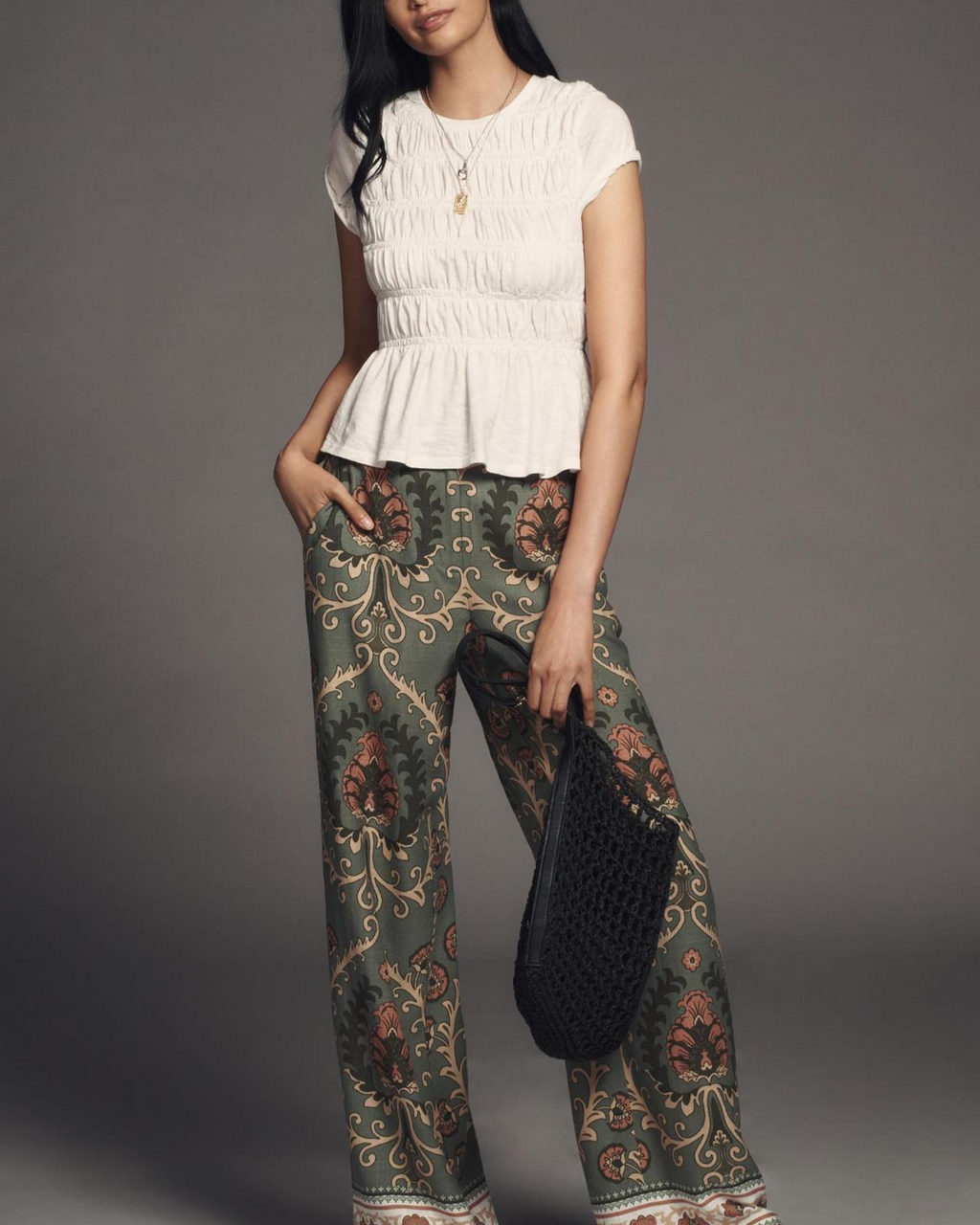 Ruffle Sleeve Lightweight Women's Top for Casual Everyday Wear