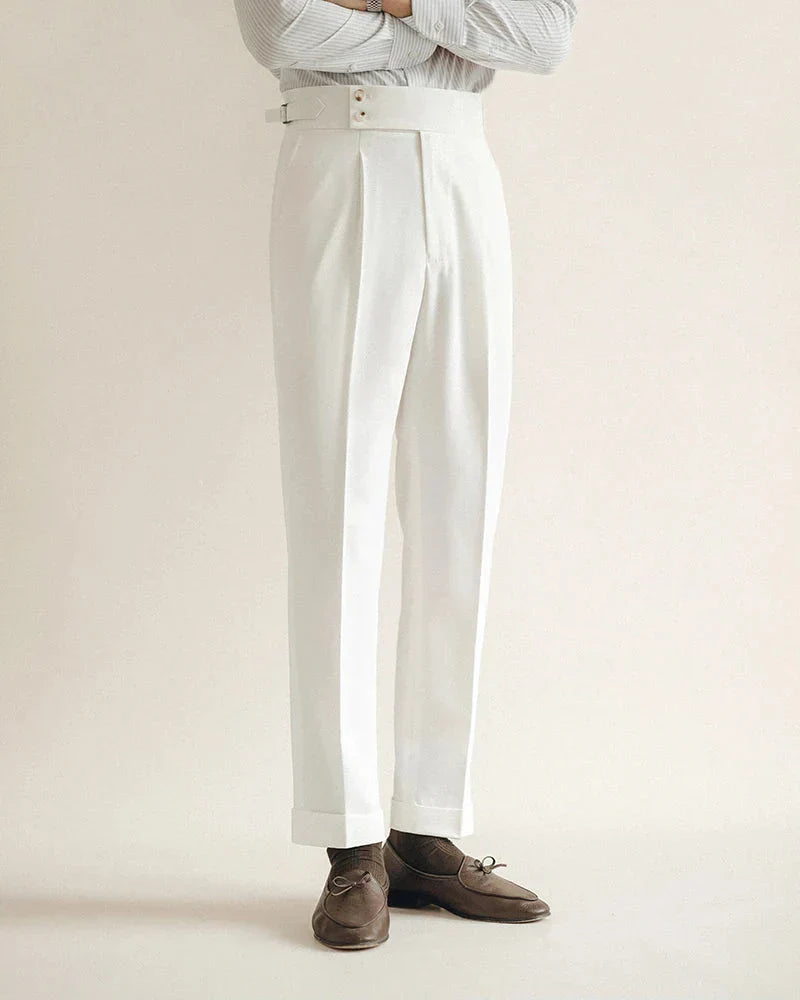 Tailored Trousers for Men - Sorrento Style - Classic Fit - Formal Wear