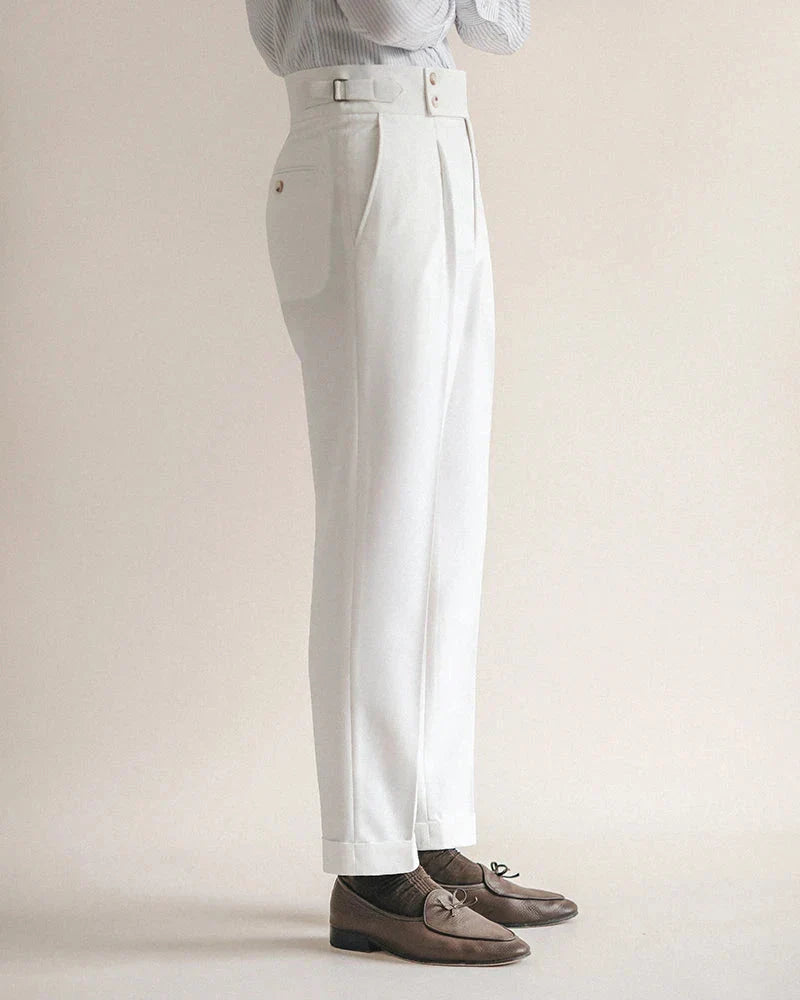 Tailored Trousers for Men - Sorrento Style - Classic Fit - Formal Wear
