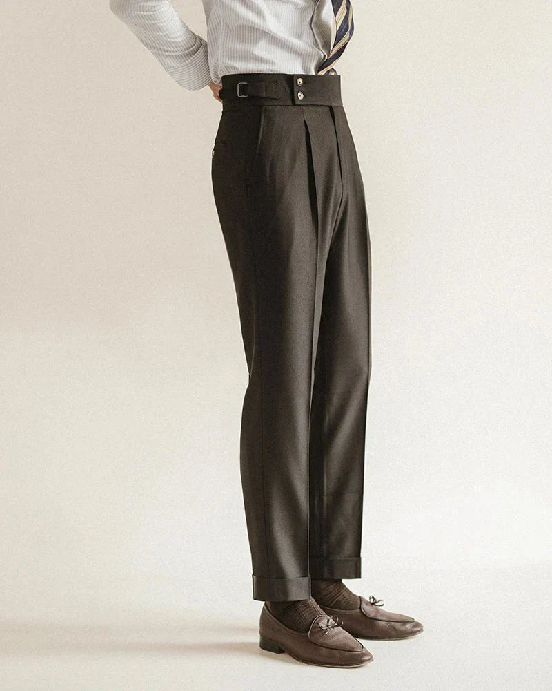 Tailored Trousers for Men - Sorrento Style - Classic Fit - Formal Wear