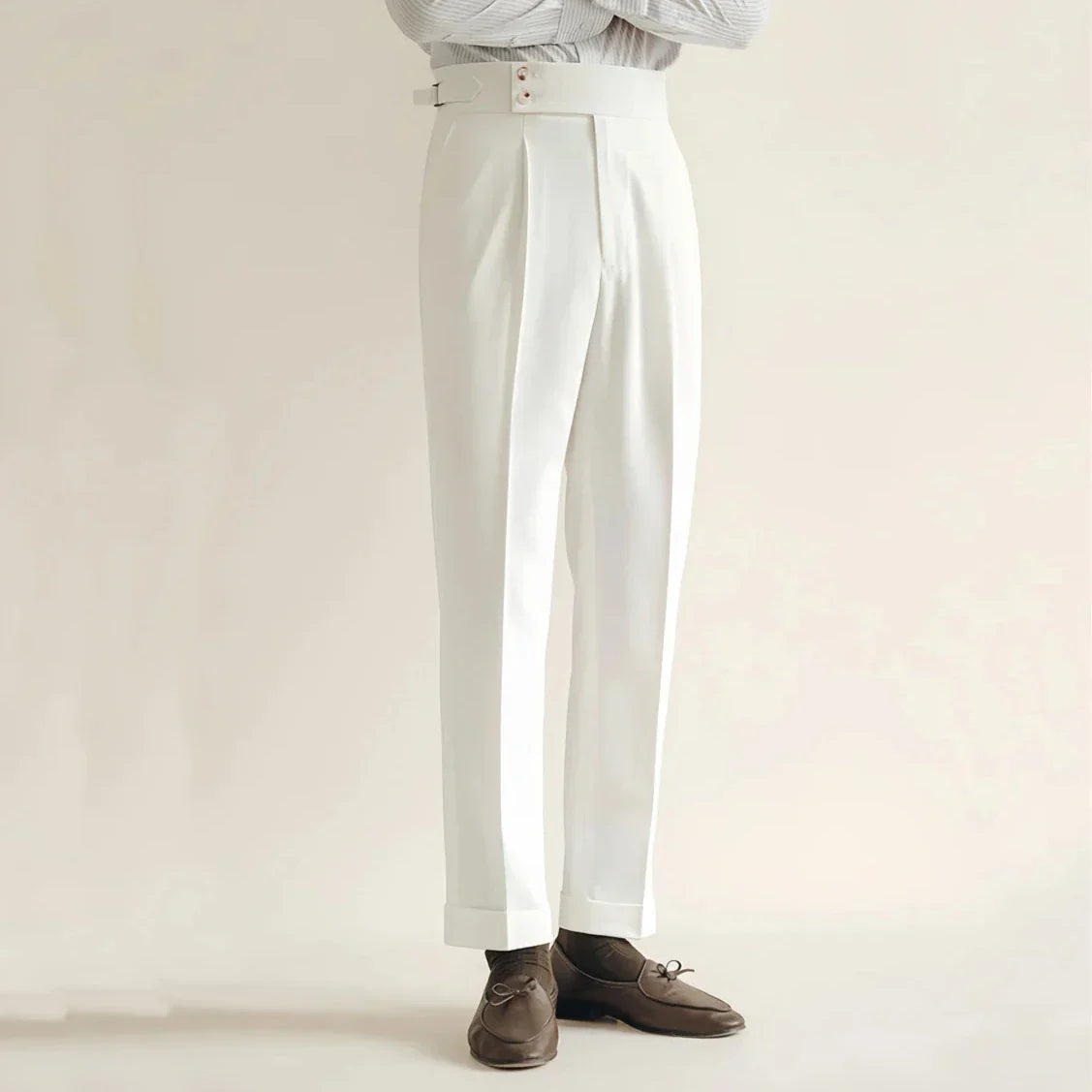 Tailored Trousers for Men - Sorrento Style - Classic Fit - Formal Wear