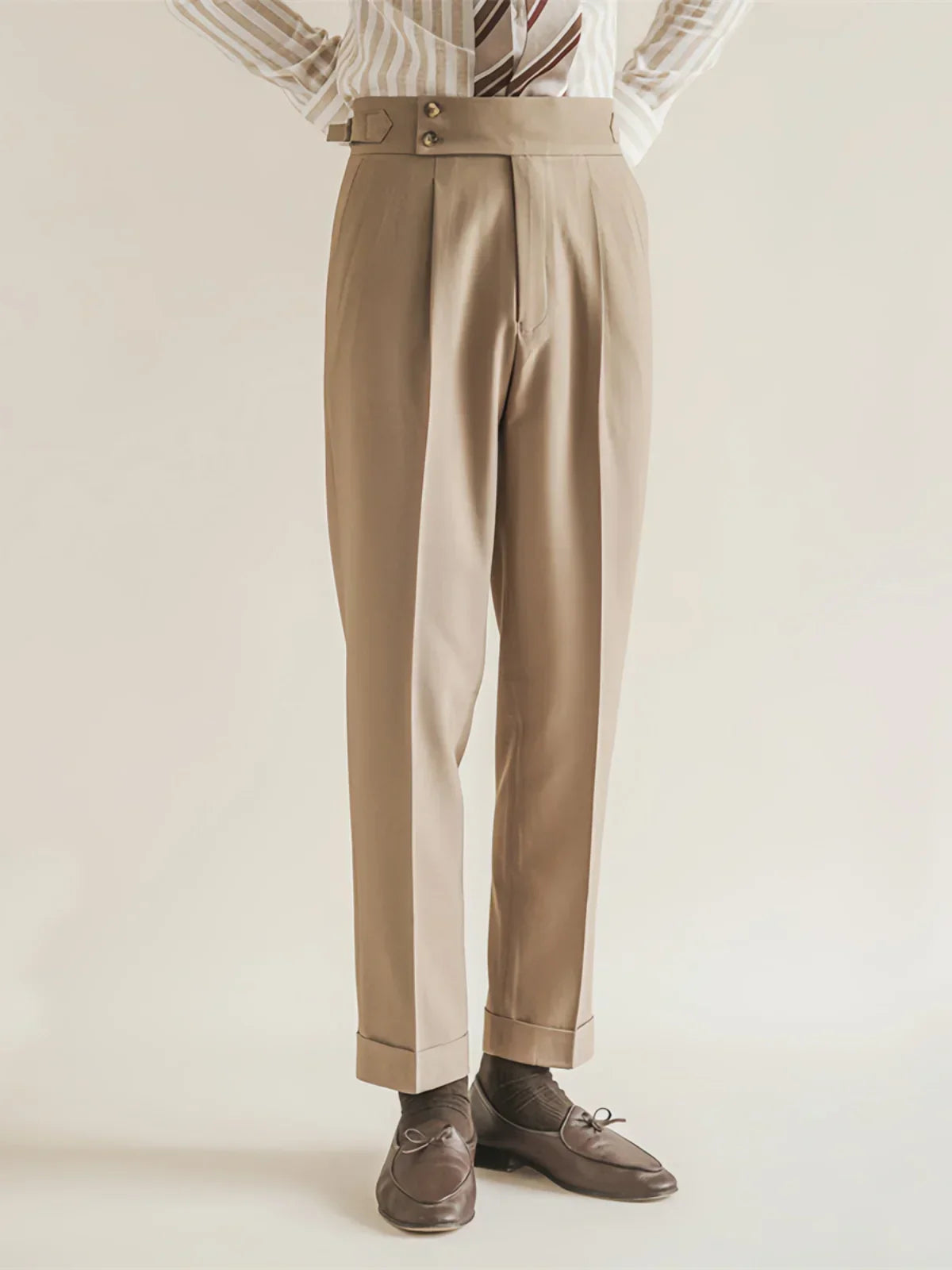 Tailored Trousers for Men - Sorrento Style - Classic Fit - Formal Wear