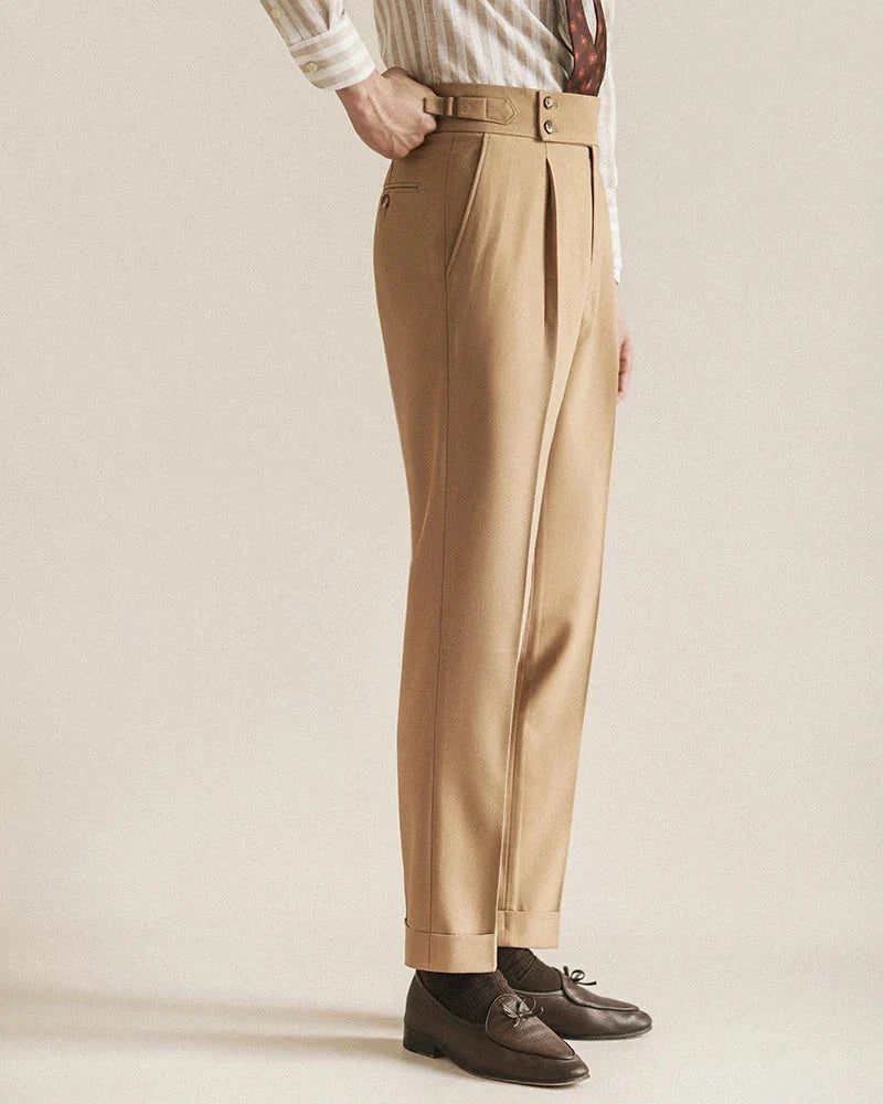 Tailored Trousers for Men - Sorrento Style - Classic Fit - Formal Wear