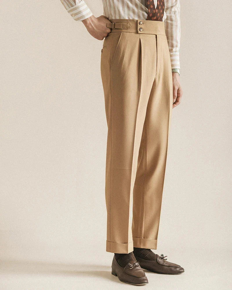 Tailored Trousers for Men - Sorrento Style - Classic Fit - Formal Wear
